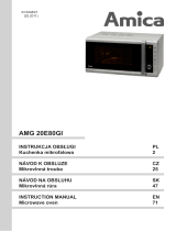 Amica AMG20E80GI Používateľská príručka