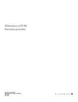Alienware m15 R6 Používateľská príručka
