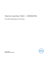 Dell S2522HG Užívateľská príručka