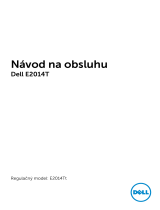 Dell E2014T Užívateľská príručka
