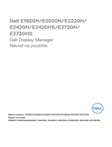 Dell E2420H Užívateľská príručka