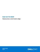 Dell G3 15 3500 Stručná príručka spustenia