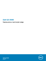 Dell G3 15 3590 Užívateľská príručka