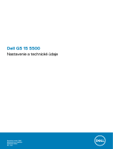 Dell G5 15 5500 Stručná príručka spustenia