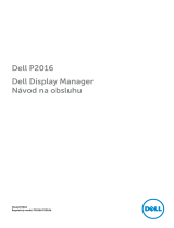 Dell P2016 Užívateľská príručka