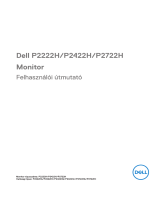 Dell P2222H Užívateľská príručka