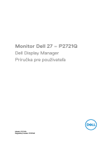 Dell P2721Q Užívateľská príručka