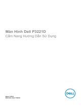 Dell P3221D Užívateľská príručka