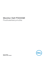 Dell P3222QE Užívateľská príručka