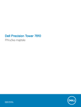 Dell Precision Tower 7810 Návod na obsluhu