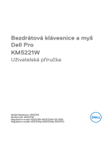 Dell Pro Wireless Keyboard and Mouse KM5221W Užívateľská príručka