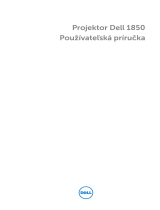 Dell Projector 1850 Užívateľská príručka