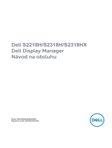 Dell S2318H/S2318HX Užívateľská príručka