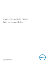 Dell S2719HS Užívateľská príručka