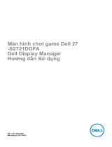 Dell S2721DGF Užívateľská príručka