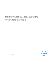 Dell S2721DS Užívateľská príručka