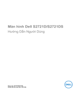 Dell S2721DS Užívateľská príručka