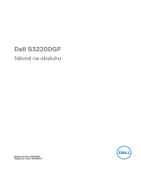 Dell S3220DGF Užívateľská príručka