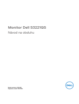 Dell S3221QS Užívateľská príručka