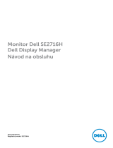 Dell SE2716H Užívateľská príručka