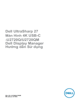 Dell U2720QM Užívateľská príručka