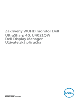 Dell U4021QW Užívateľská príručka