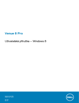 Dell Venue 8 Pro 5855 Užívateľská príručka