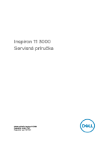 Dell Inspiron 11 3168 Používateľská príručka