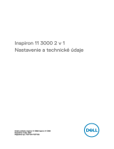 Dell Inspiron 11 3168 Stručná príručka spustenia