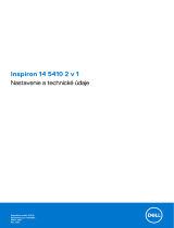 Dell Inspiron 14 5410 2-in-1 Stručná príručka spustenia