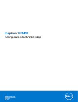 Dell Inspiron 14 5410/5418 Užívateľská príručka