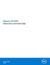 Dell Inspiron 15 5510/5518 Užívateľská príručka