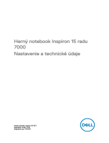 Dell Inspiron 15 Gaming 7577 Stručná príručka spustenia