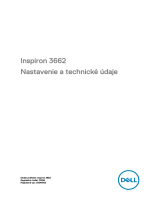 Dell Inspiron 3662 Stručná príručka spustenia