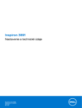 Dell Inspiron 3891 Užívateľská príručka