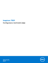 Dell Inspiron 7501 Užívateľská príručka