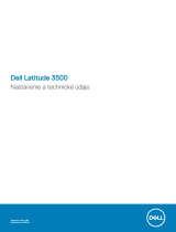 Dell Latitude 3500 Návod na obsluhu