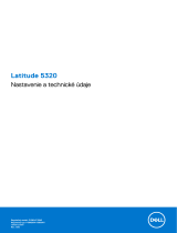 Dell Latitude 5320 Návod na obsluhu