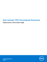 Dell Latitude 7410 Chromebook Enterprise Návod na obsluhu