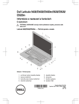 Dell Latitude E5520 Stručná príručka spustenia