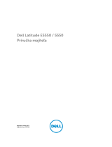 Dell Latitude E5550/5550 Návod na obsluhu