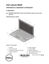 Dell Latitude E6220 Stručná príručka spustenia
