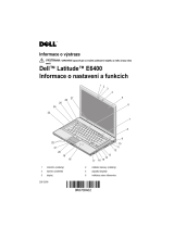 Dell Latitude E6400 Stručná príručka spustenia