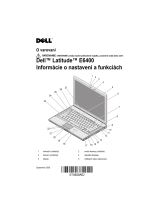 Dell Latitude E6400 Stručná príručka spustenia