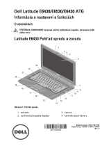 Dell Latitude E6530 Stručná príručka spustenia