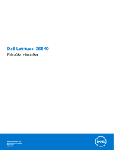 Dell Latitude E6540 Návod na obsluhu