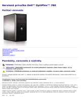 Dell OptiPlex 780 Používateľská príručka