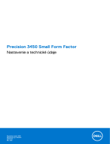 Dell Precision 3450 Small Form Factor Návod na obsluhu