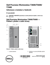 Dell Precision T7600 Stručná príručka spustenia