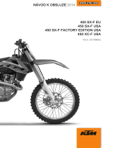 KTM 450 SX-F Factory Edition 2014 Návod na obsluhu